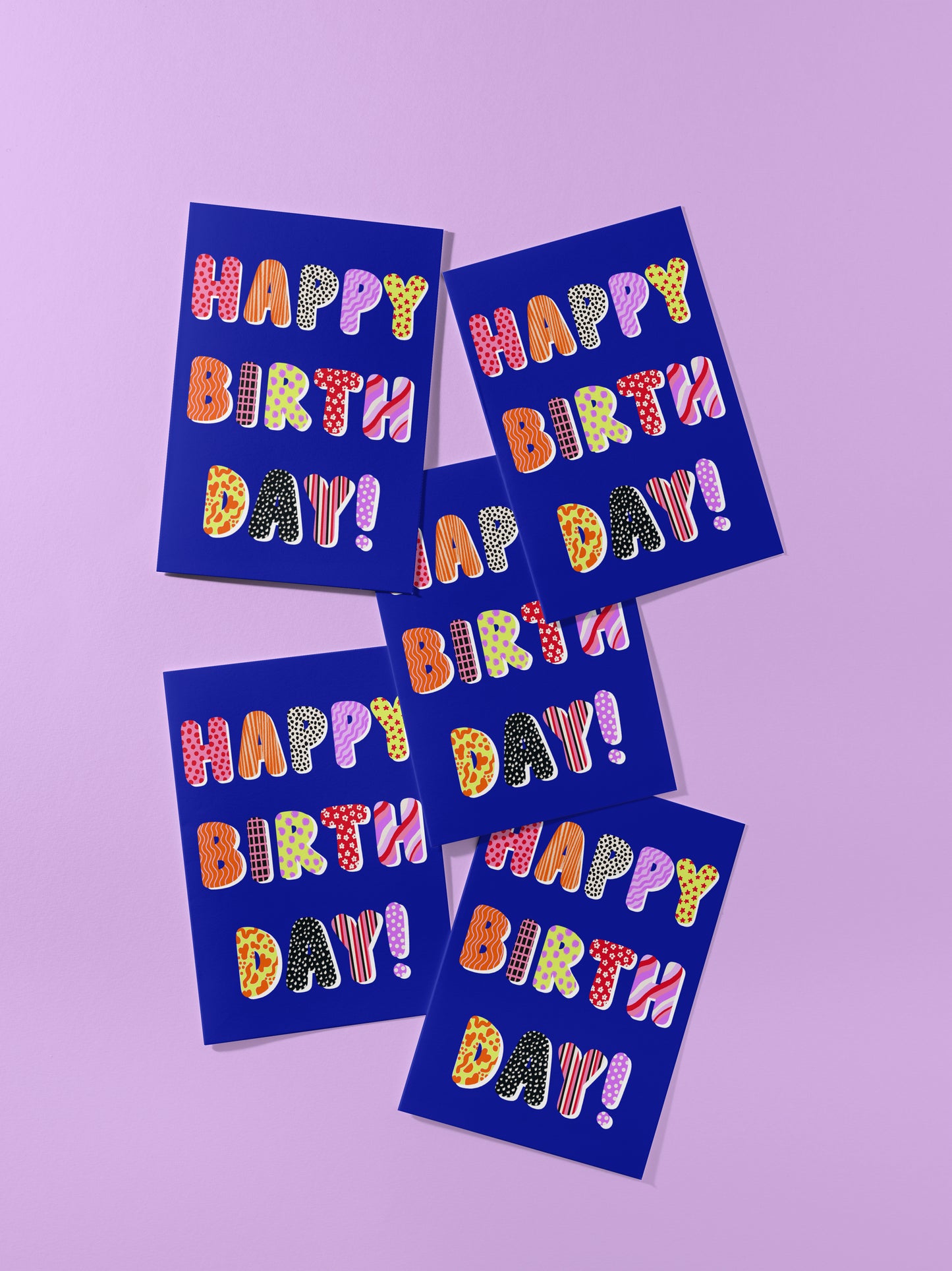 Bold Happy Birthday Card