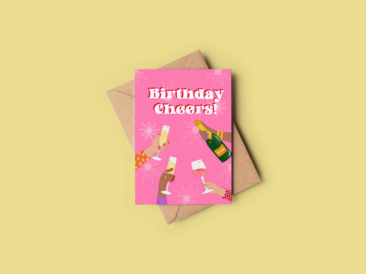 Birthday Cheers Greeting Card