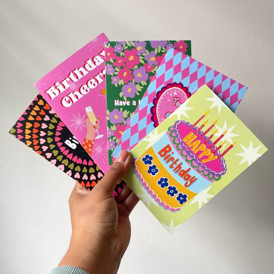 Birthday Collection Cards Set of 10