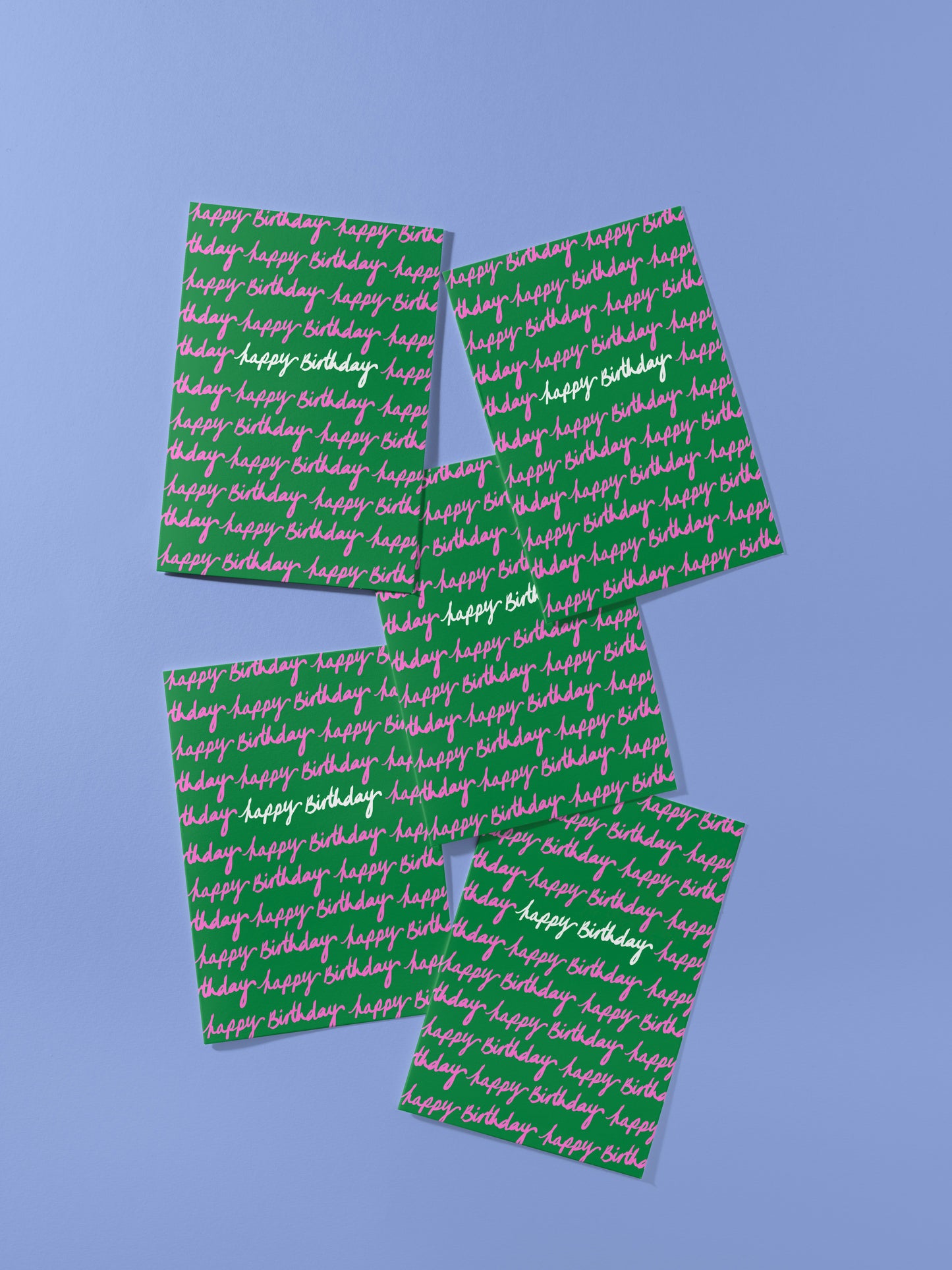 Minimalist Script Happy Birthday Card