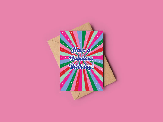 Fabulous Birthday Card