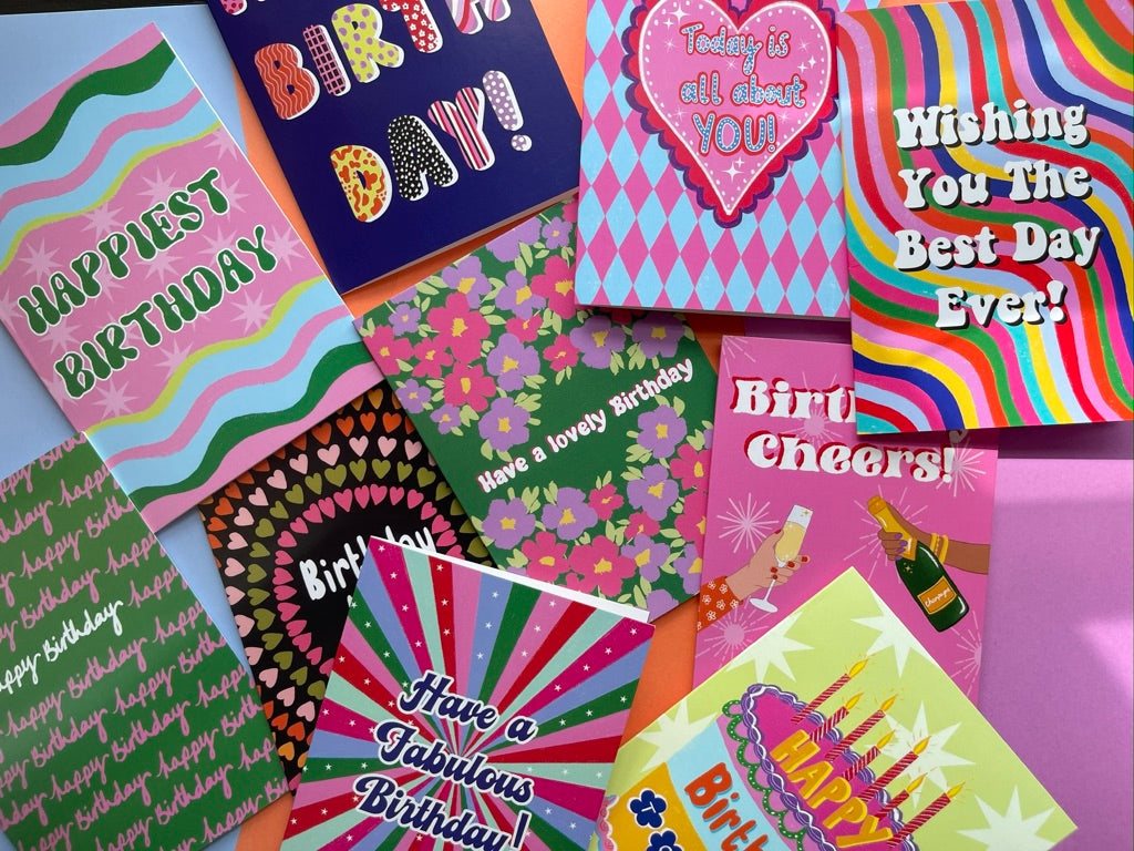 Birthday Collection Cards Set of 10